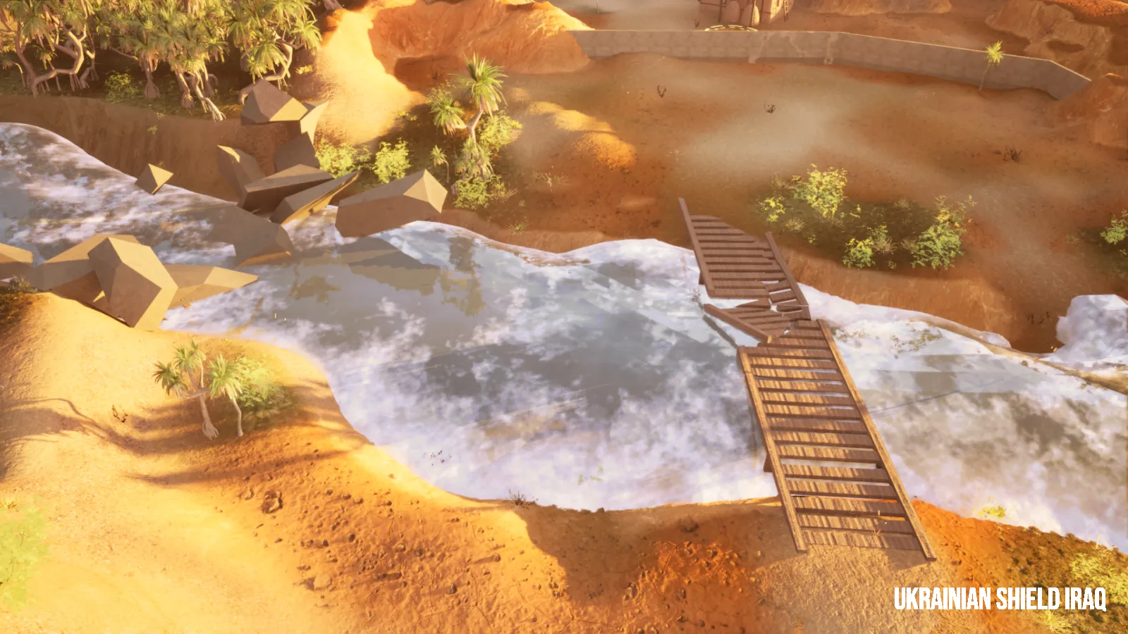 In-Game Screenshot 1: Battle in the Desert